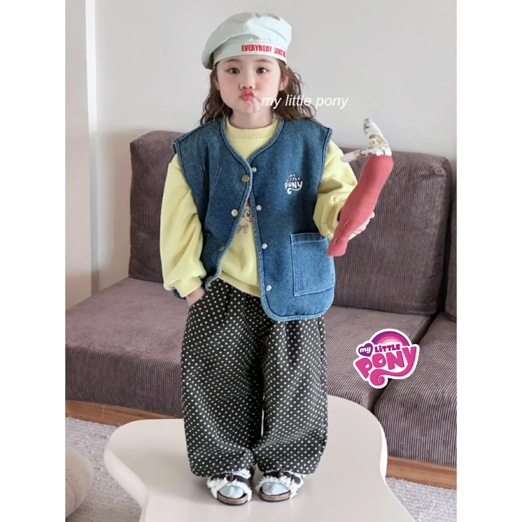 【小马宝莉】牛仔糕糕毛马甲三件套-XM002