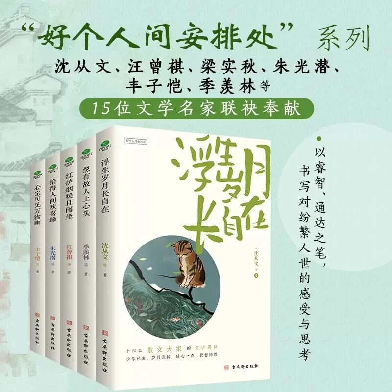 正版名家散文精选 浮生岁月长自在等 汪曾祺沈从文等著散文集随笔
