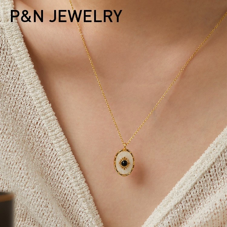 p&n 链子925银仿珍珠 女生爆款纯银轻奢高级感饰品小众设计锁骨链