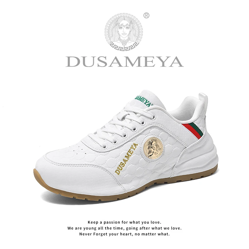 DUSAMEYA/杜莎米娅秋冬季透气休闲包底鞋时尚百搭厚底情侣鞋6677