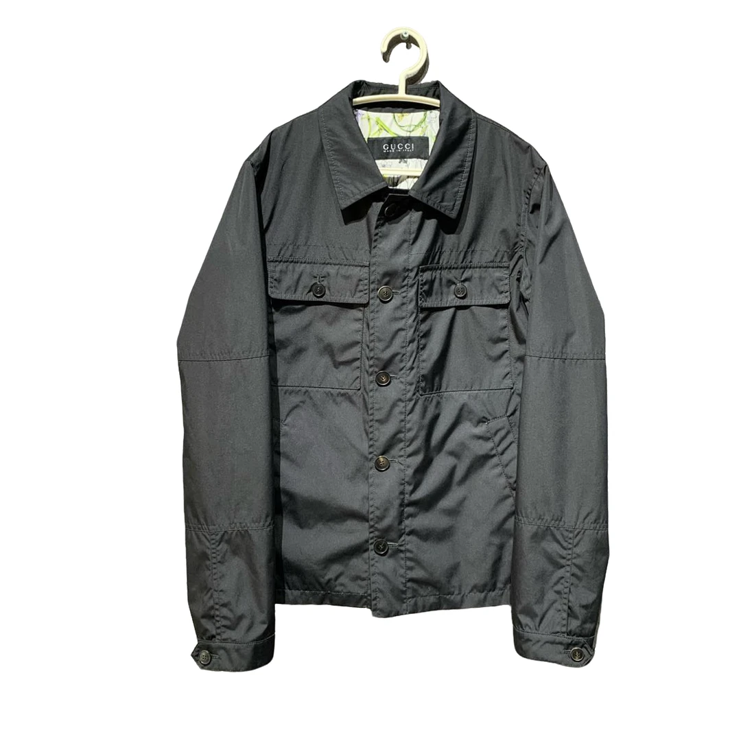 全新仅试穿/【gucci】黑色夹克外套/44码