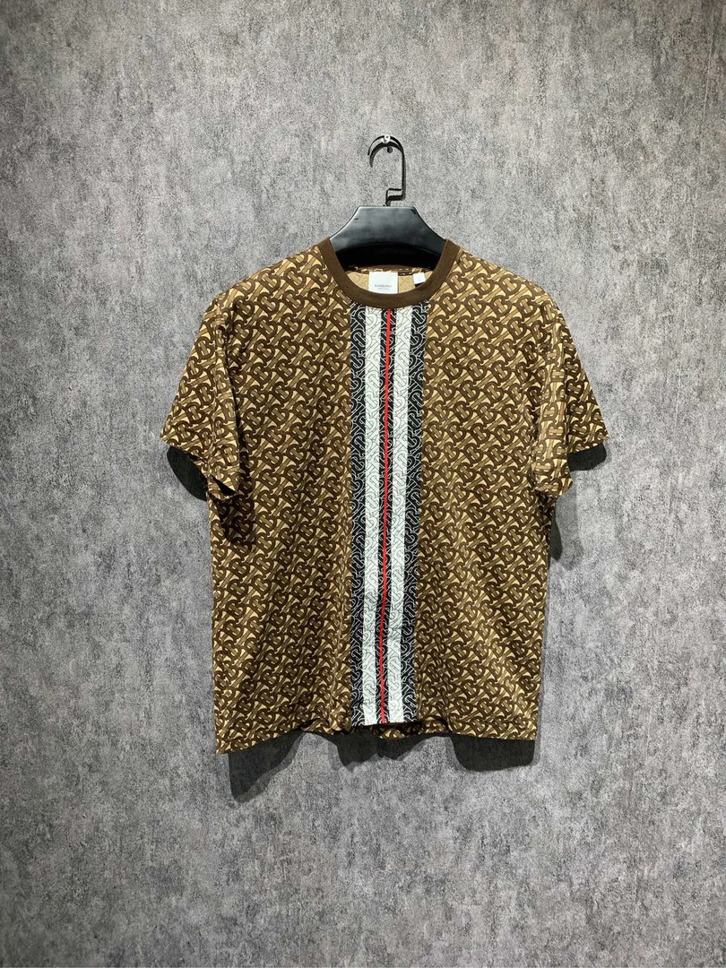 99新仅试穿/【Burberry】巴宝莉 满印TB T恤/M码 /公价6000