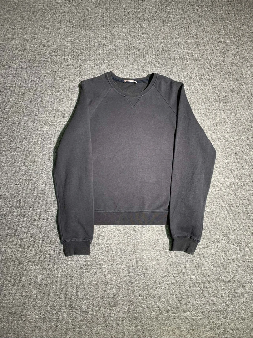 98新/【Prada】普拉达 黑色圆领卫衣/L码/公价8300