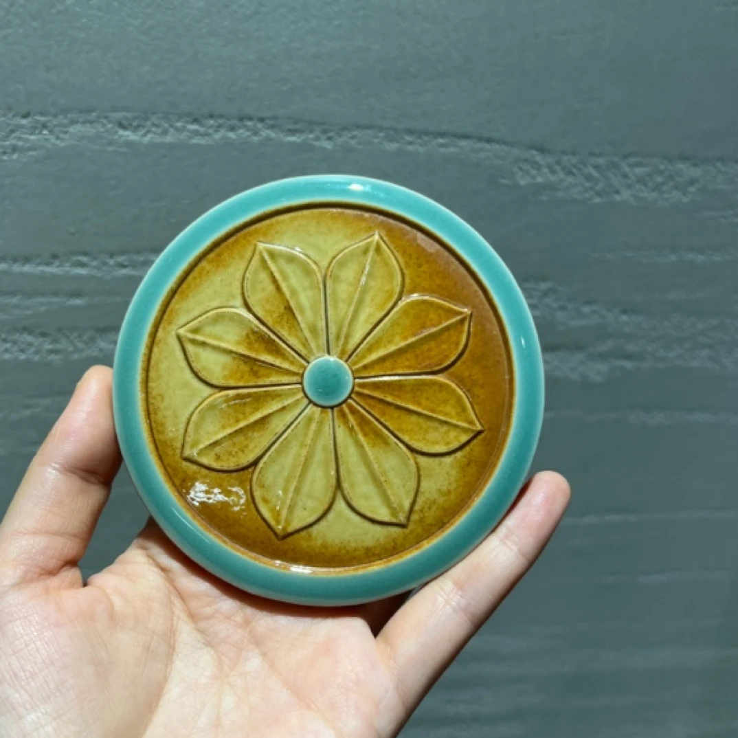 尚唐双釉可乐杯草木灰莲瓣盖子