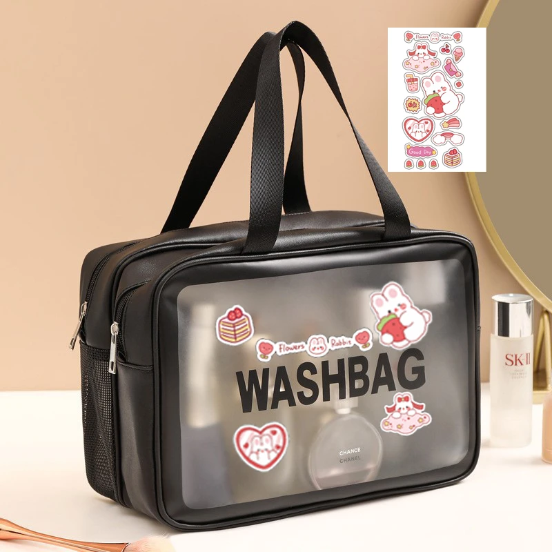 化妆包干湿分离大容量便携防水洗漱包收纳旅行游泳化妆品收纳袋盒