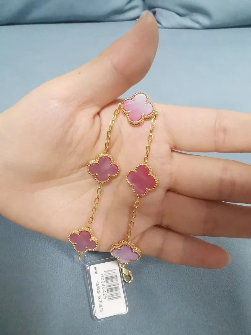 重金版18K金粉贝15mm手链