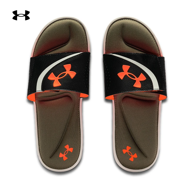 UA安德玛男士拖鞋新款户外运动休闲凉鞋记忆海绵沙滩鞋子 3022711