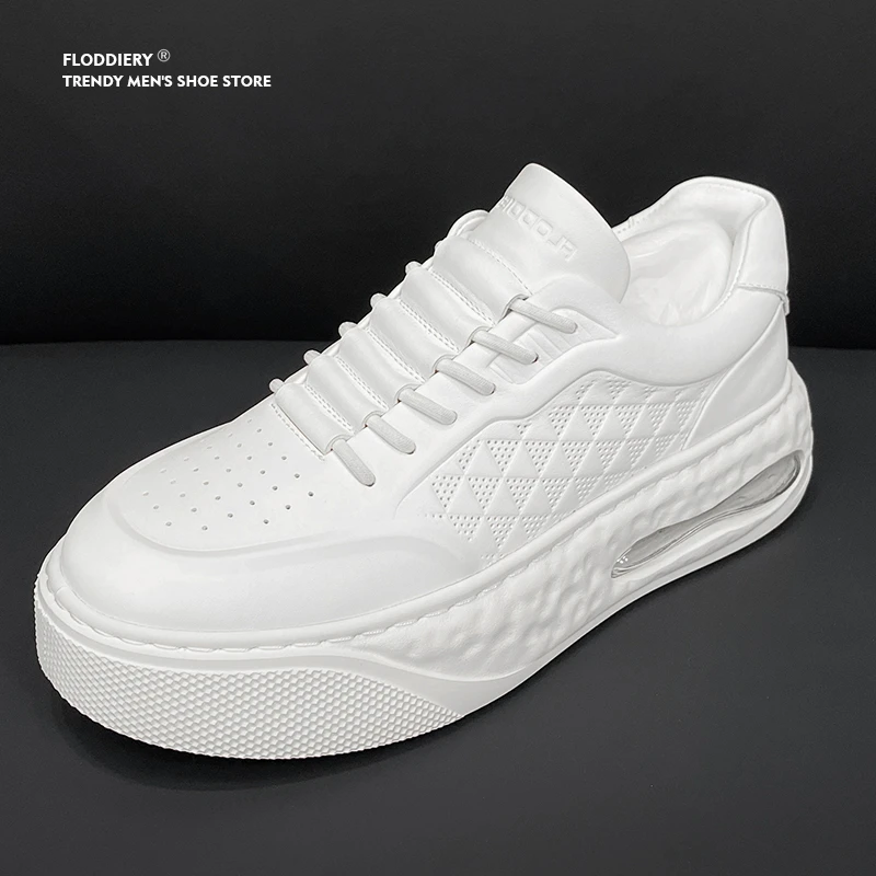 F23407一脚蹬小白鞋秋季新款透气男款爆款潮流款增高百搭休闲男鞋