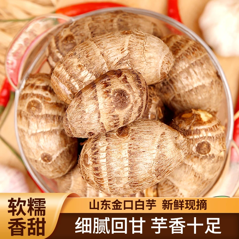 新鲜芋头正宗山东金口白芋软糯香甜