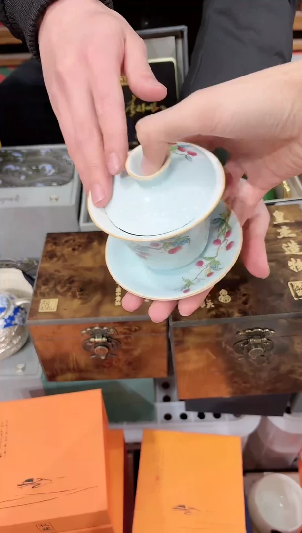 【闪购商品】陶瓷杯盖碗