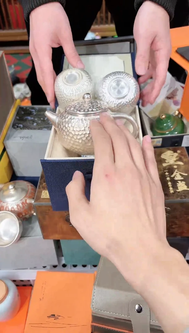 【闪购商品】陶瓷杯锤纹套装