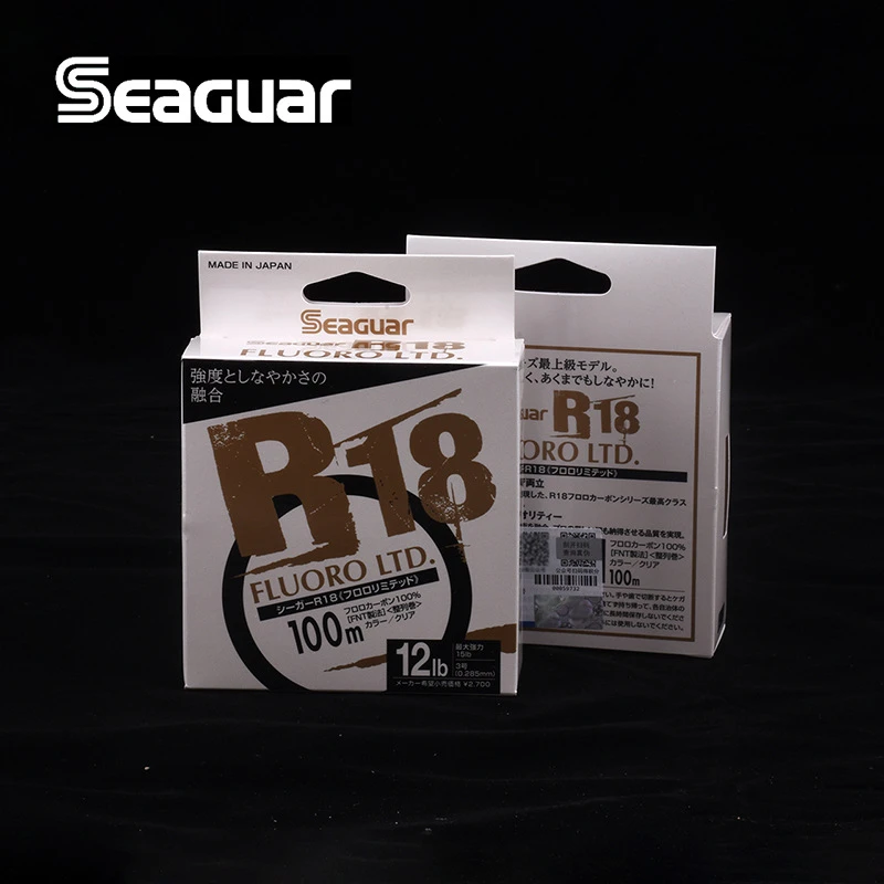西格银标 seaguar R18 主线子线正品鱼线氟碳线碳线路亚线前导线