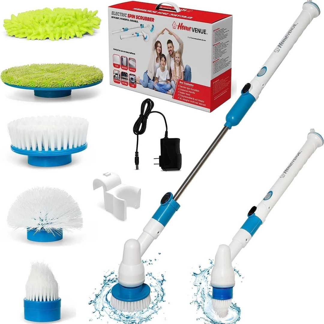 无线电动清洁刷多功能刷头地板家用厨房神器360度卫生间瓷砖缝隙