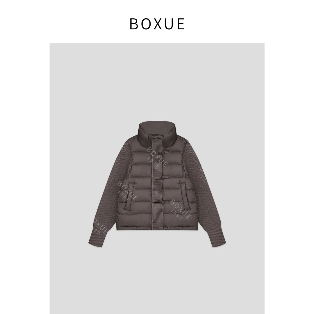 BOXUE“缥缈”2024冬季新款高级90白鸭绒羽绒服 外套#2401010YR518