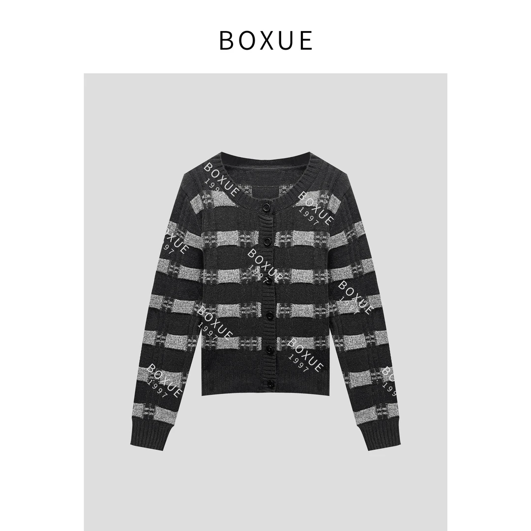 BOXUE  “微风午后”秋季时尚休闲百搭 毛衣#231013MY115