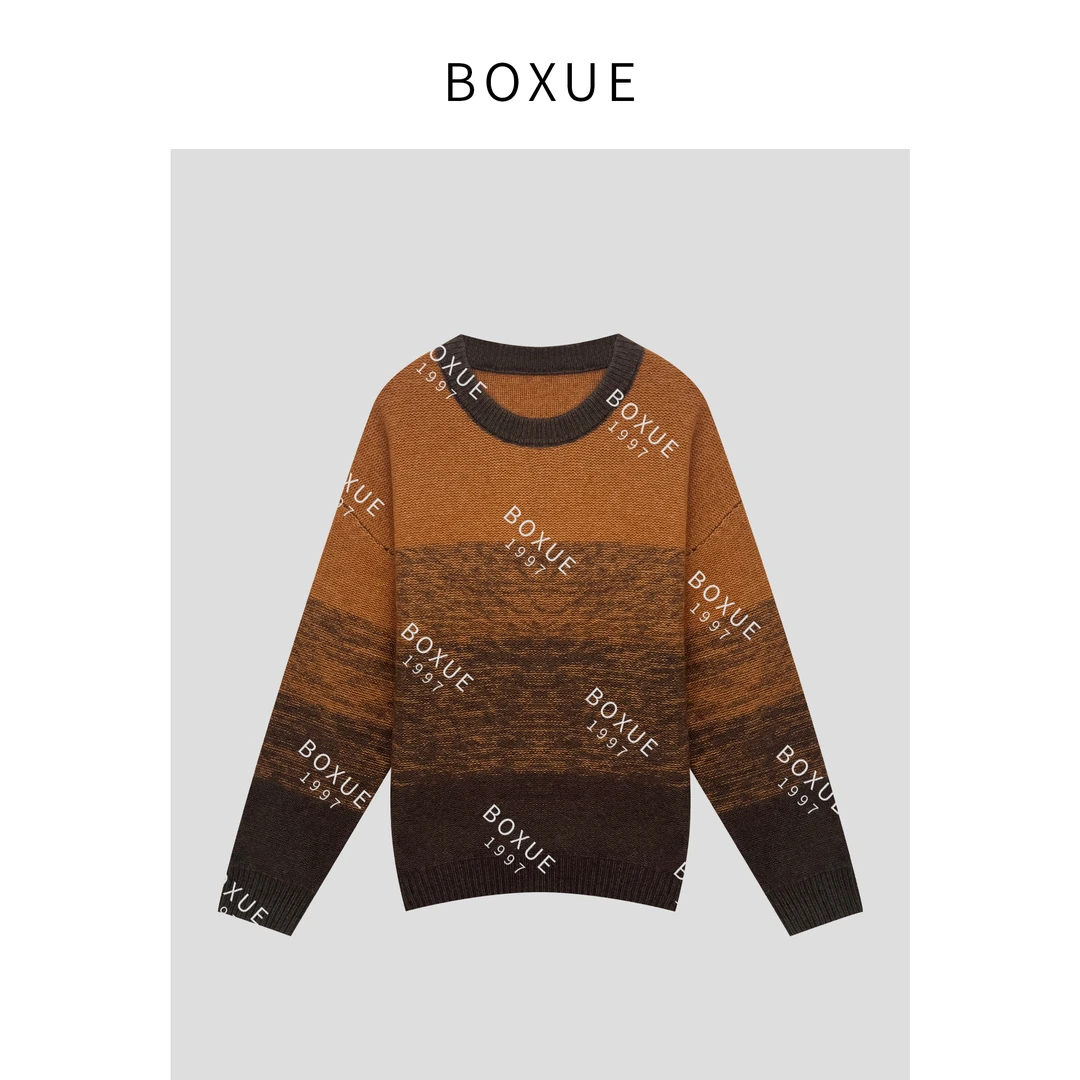 BOXUE “枫叶” 热力感浣熊绒毛衣#231012MY510