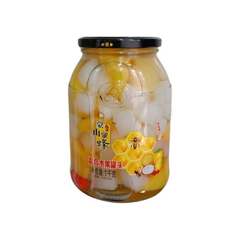 蒙山小蜜蜂 混合水果罐头 1千克/罐