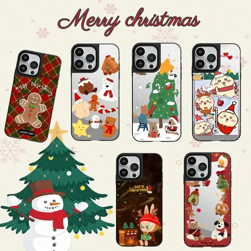 新款圣诞系列CASE明星同款适用于苹果17promax16/15/14手机壳13