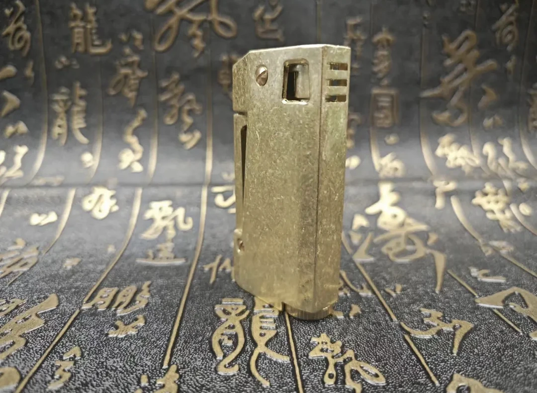 豫邦   刀锋   黄铜滚花  打火机