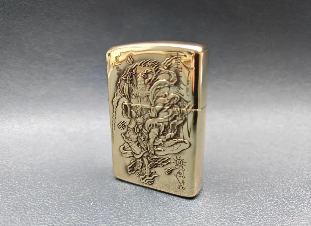 ZORRO佐罗  天师钟馗 902S  打火机精雕 双面 防风 创意