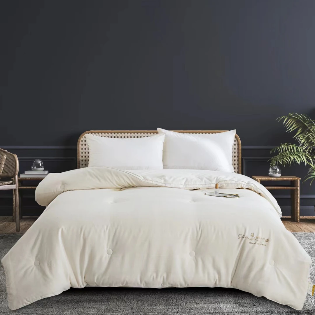 MOMO 黄金蚕丝大豆加厚立体超柔保暖秋冬被