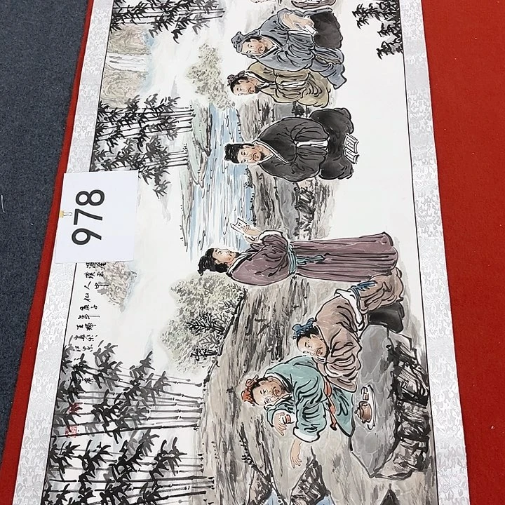 国画作品多次参加作品