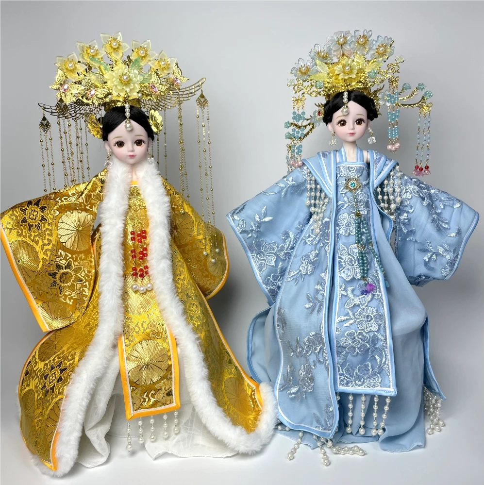 【30CM古装可穿脱】现货纯手工玩具diy原创设计30CM娃娃七夕节礼物