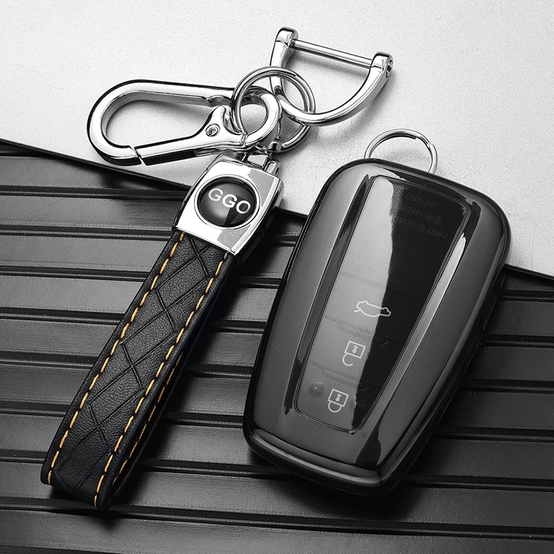 适用于丰田汉兰达雷凌普拉多凯美瑞卡罗拉汽车时尚全包TPU钥匙套