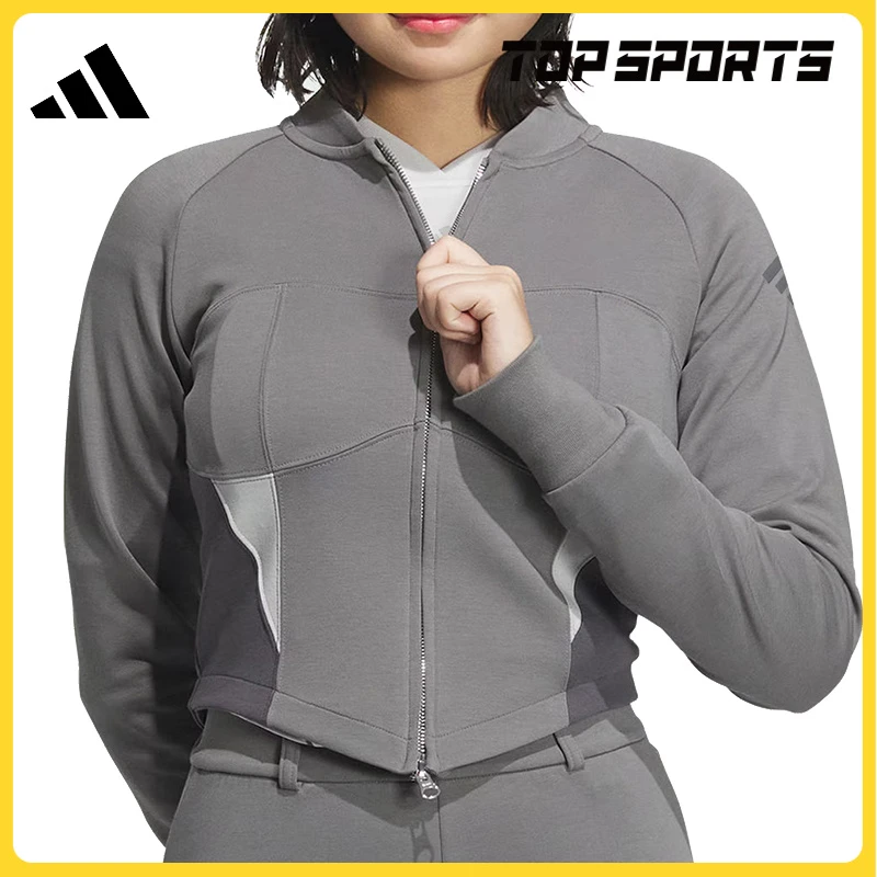 adidas阿迪达斯女子FUSTL KN JKT针织外套JJ3560