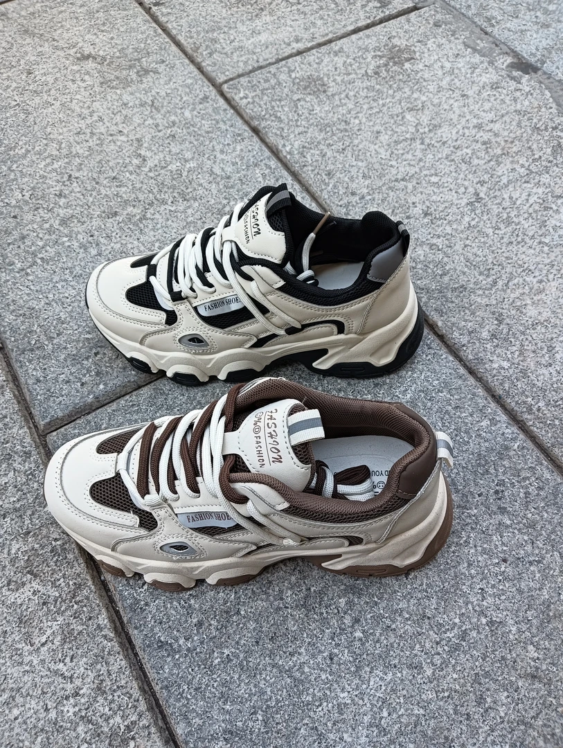 秋季双网老爹鞋软底运动鞋