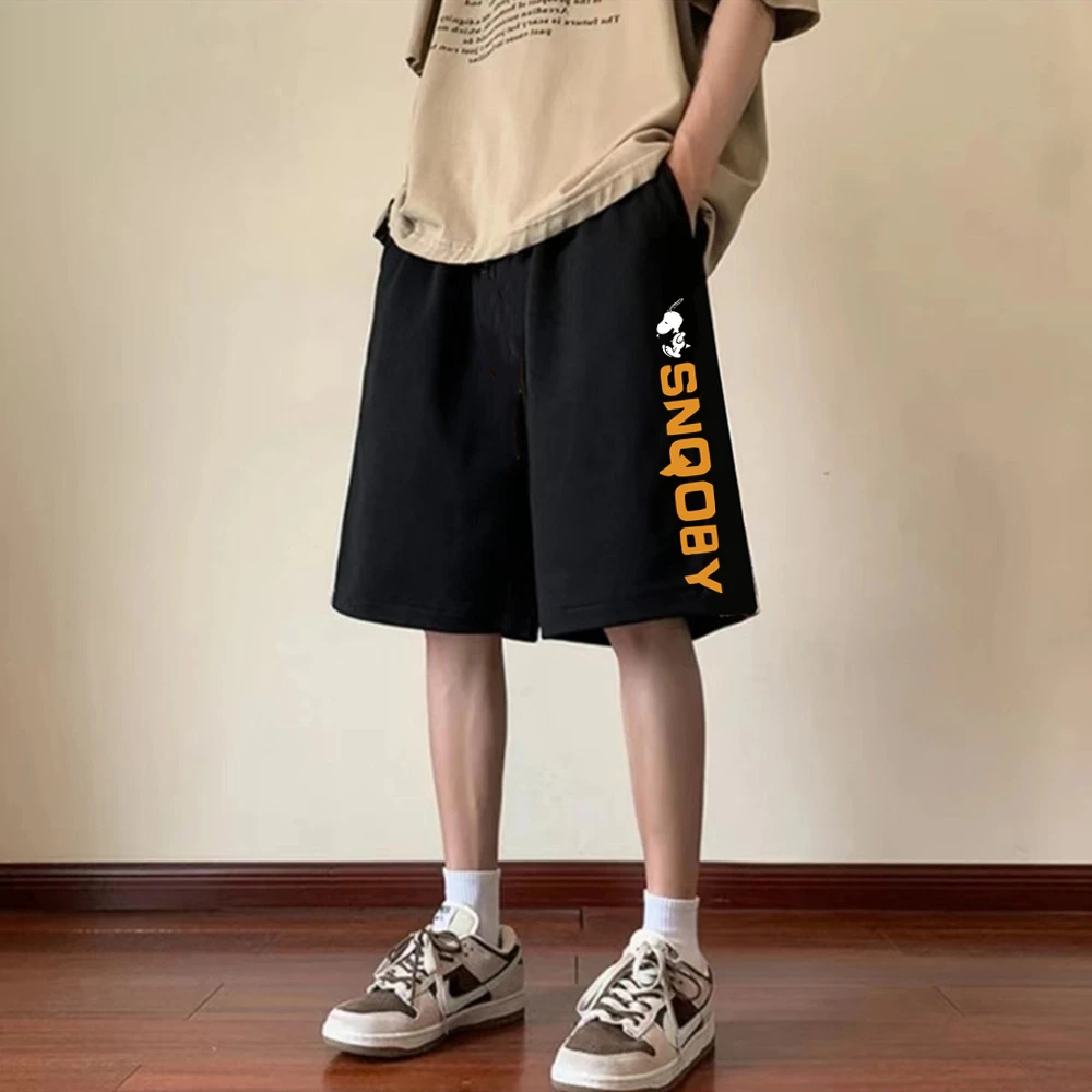 纯棉篮球短裤夏季五分裤爆款薄宽松运动沙滩男士潮流青少年大裤衩