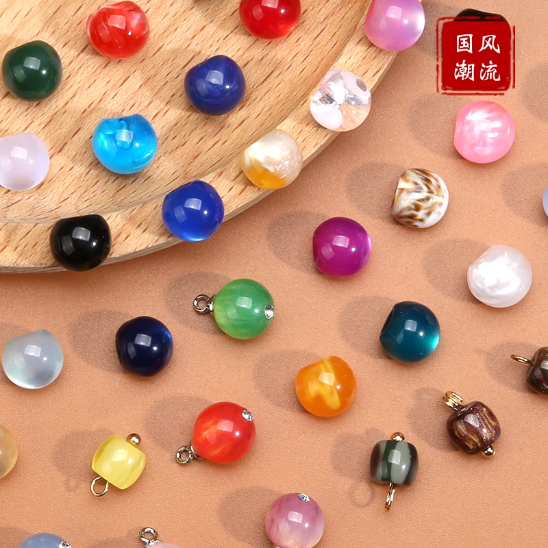 国风旗袍汉服高端新中式盘扣精致扣子纽扣时尚珠子女复古唐装扣子