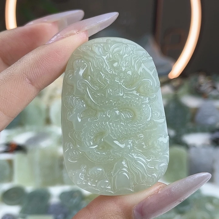 和田玉吊坠(不含链)未镶嵌