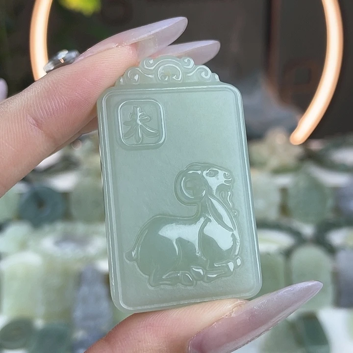 和田玉吊坠(不含链)未镶嵌