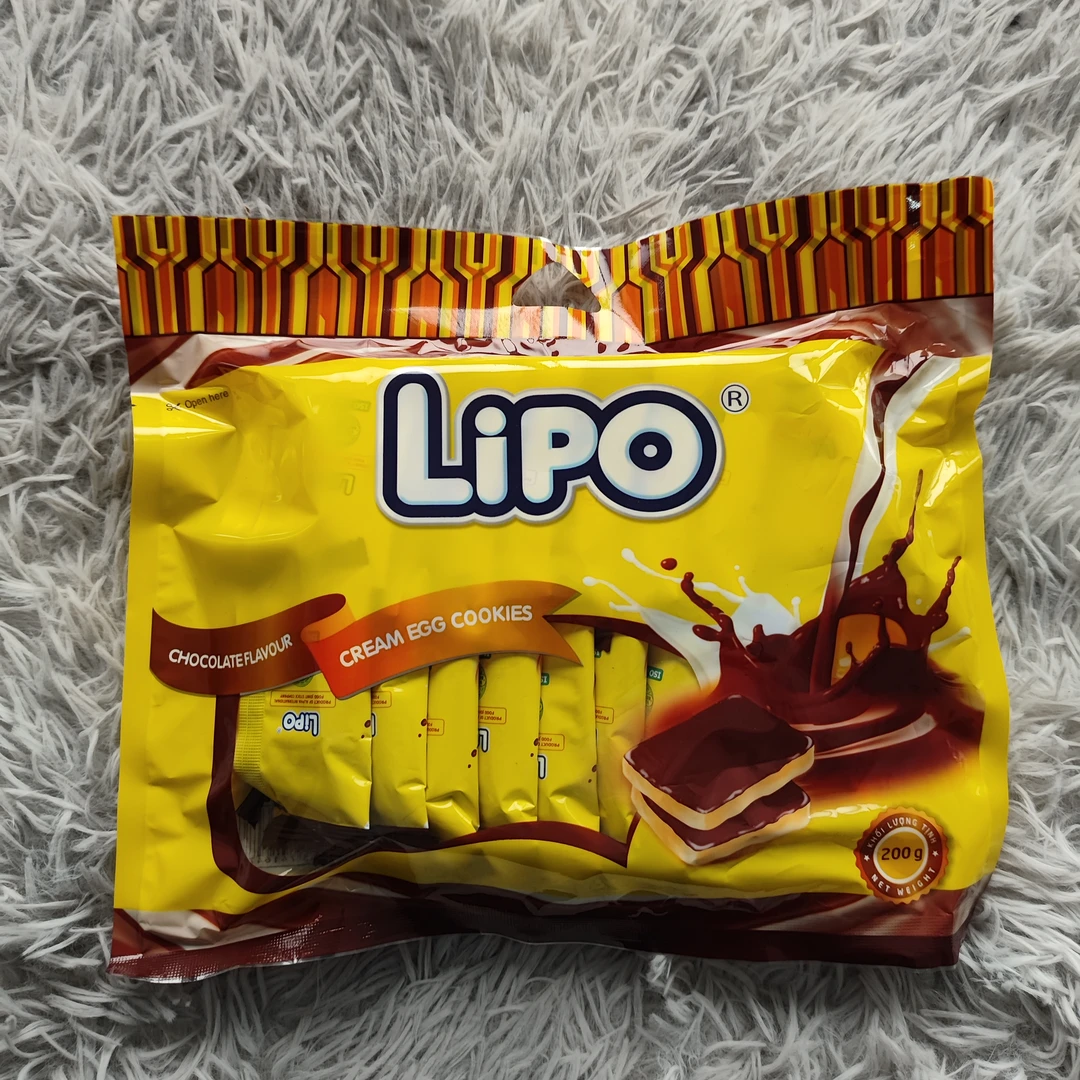 越南lipo面包干巧克力味