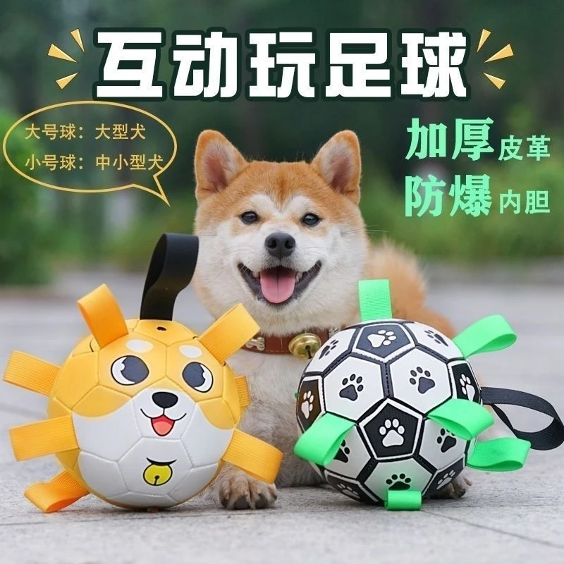 狗狗足球玩具耐咬狗解闷神器比熊泰迪金毛大中小狗自嗨球宠物玩耍