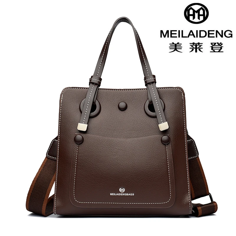 15MEILAIDENG手提单肩斜挎爆款包包百搭时尚洋气女宽带设计手提包