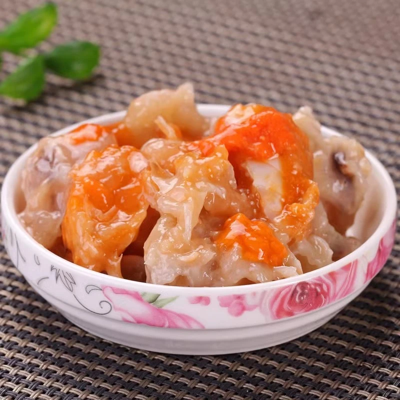 红膏蟹糊舟山梭子蟹酱蟹醉蟹膏即食酱母蟹炝螃蟹呛蟹生腌