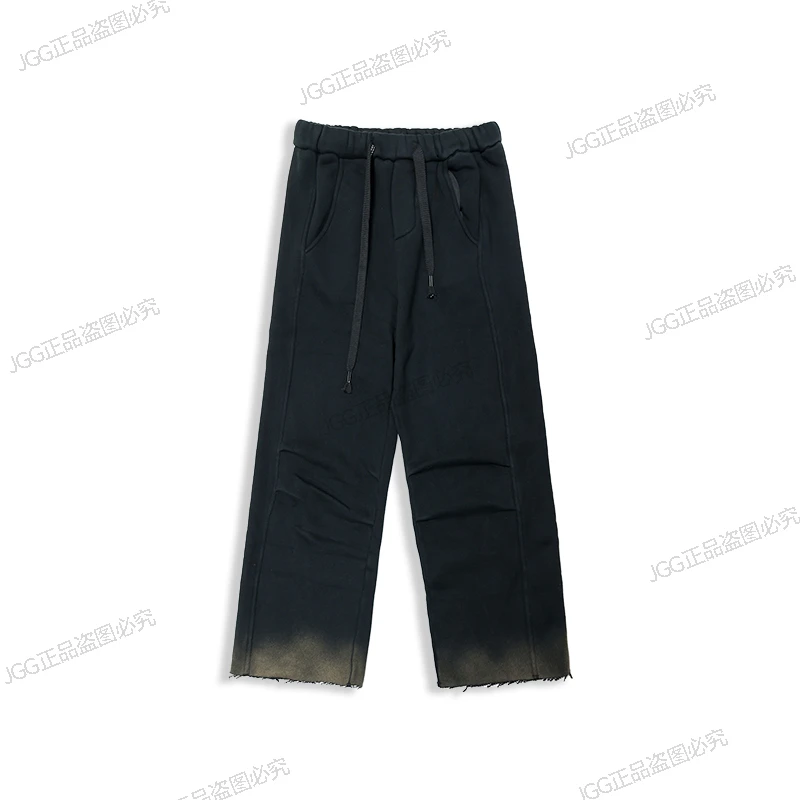 裤子休闲裤直筒时尚百搭长裤设计师男士