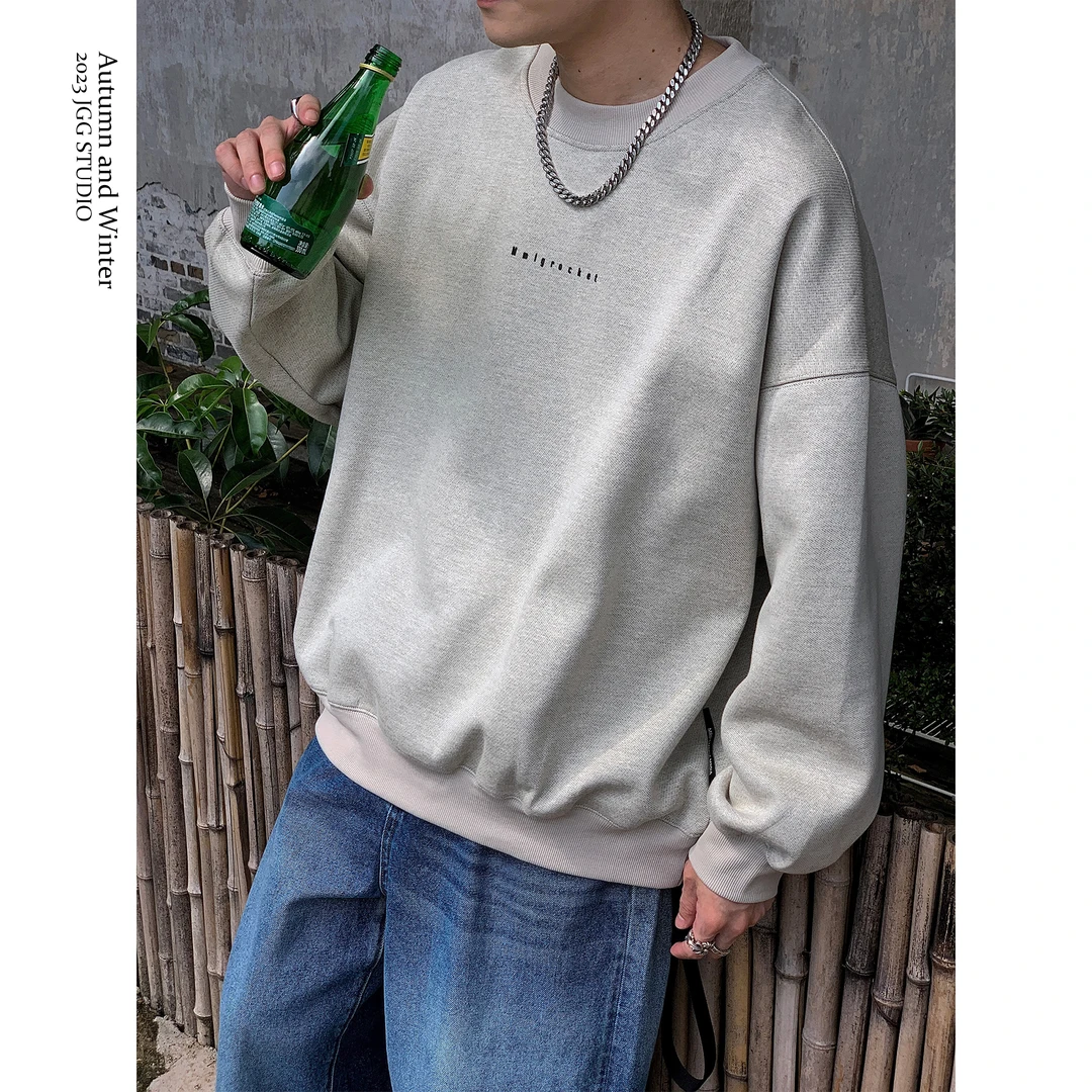 鸡哥哥 23A/W 美拉德 定染面料 宽松休闲廓形卫衣