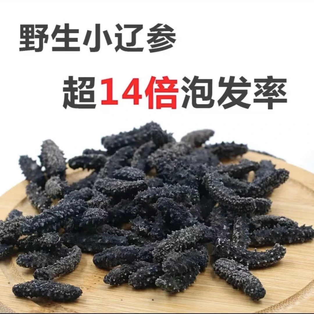 【14倍泡发】纯纯纯淡干海参3.5-4公分 泡发10公分野生底播