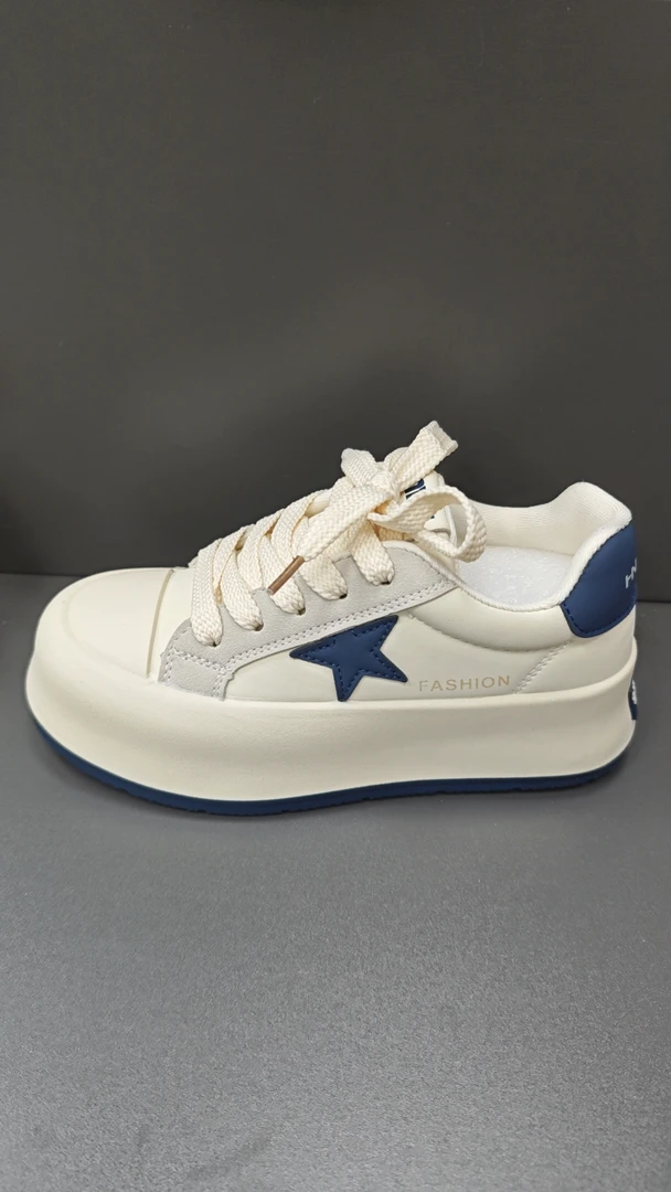 C15  休闲韩版百搭时尚厚底板鞋2024新款潮流小白鞋女鞋