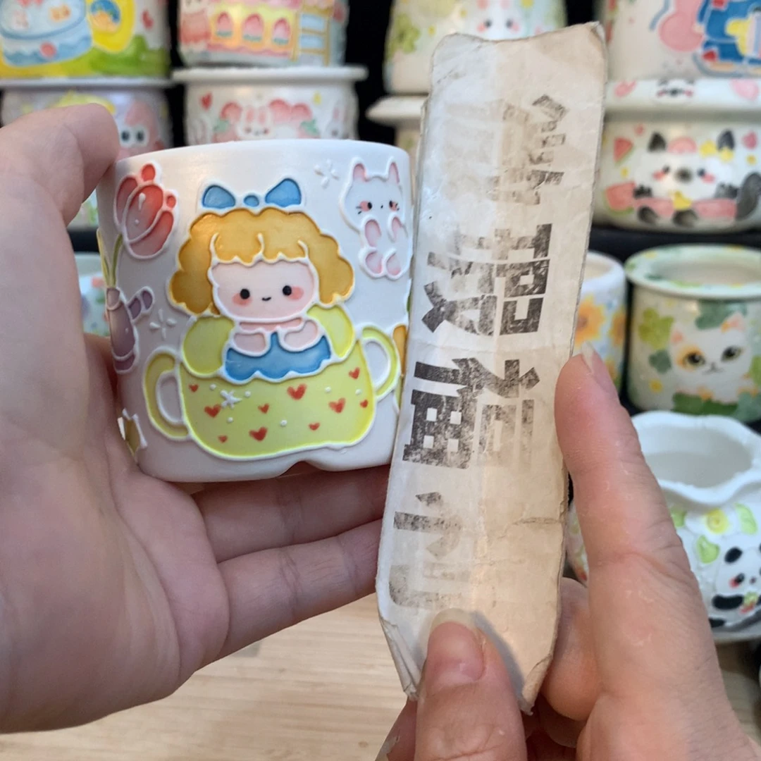 紫砂花盆607嘟嘟花盆