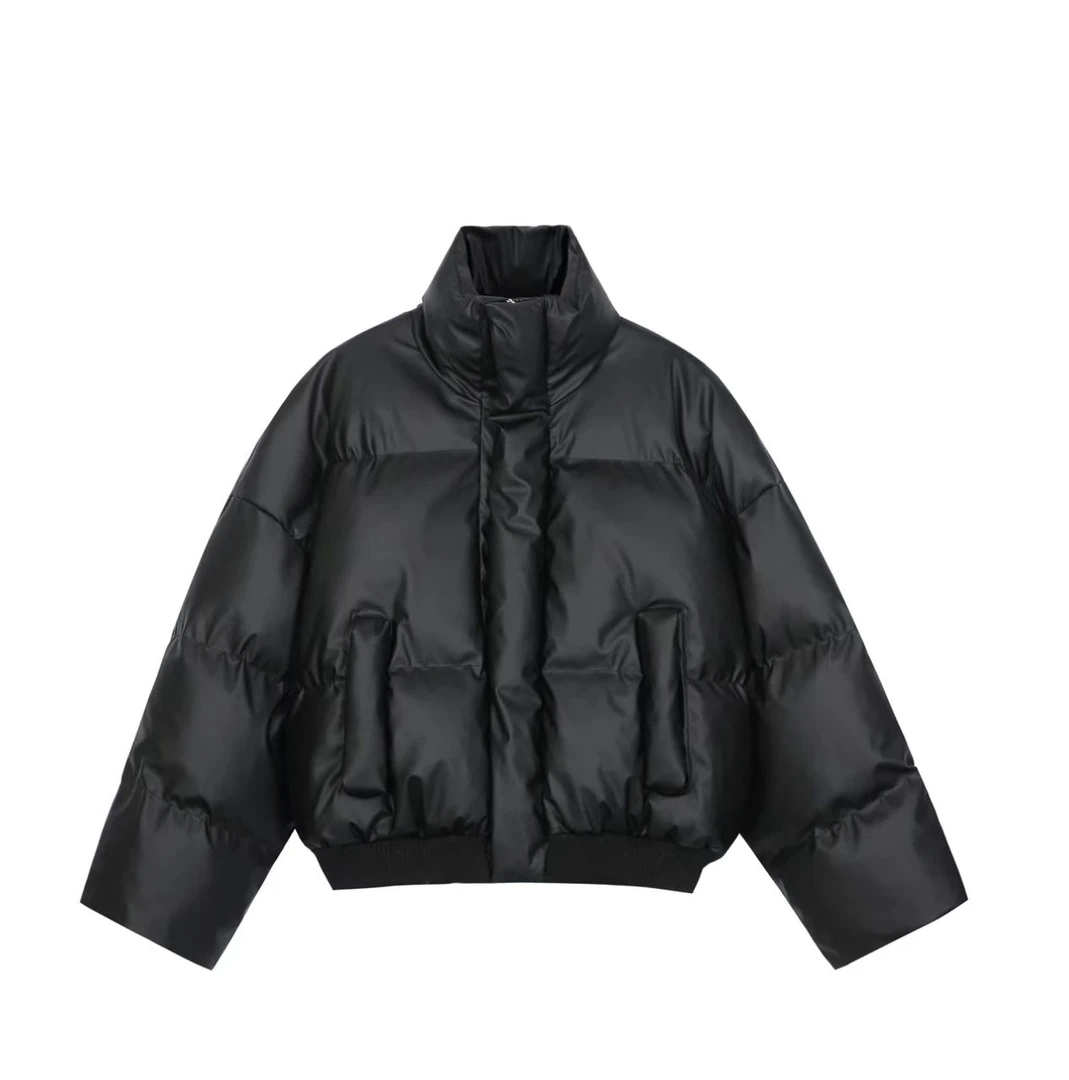 【百象服饰】冬季加厚保暖立领宽松面包服男女同款高街痞帅棉服