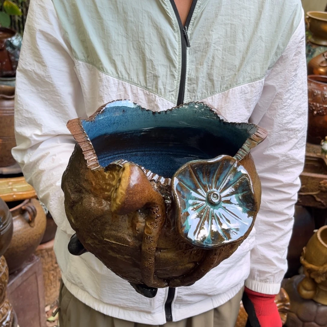 红陶20CM（含）-50CM（不含）高18口20无孔