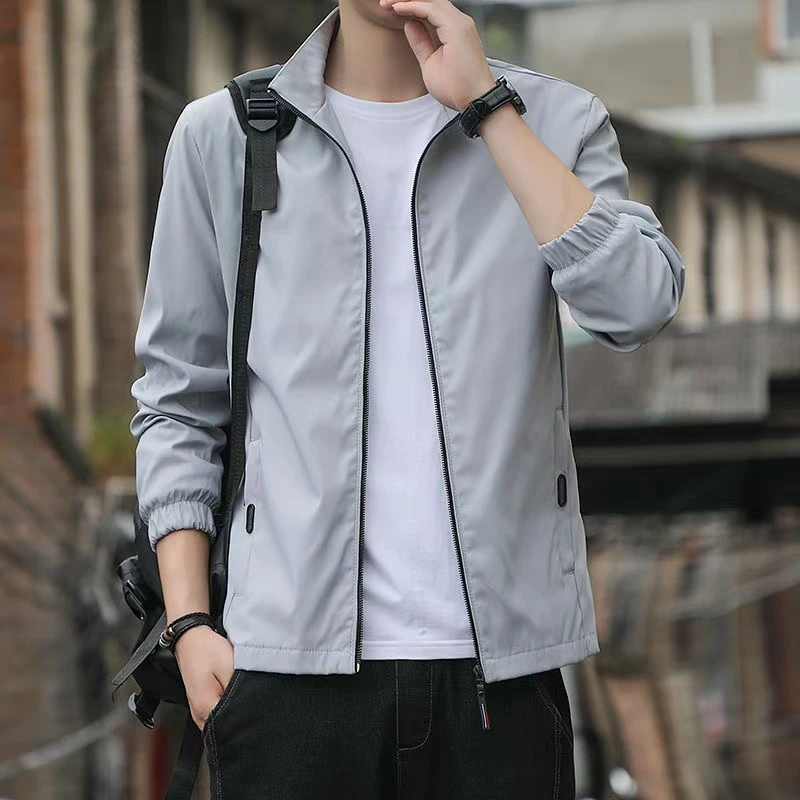 Z001-200夹克男士休闲春秋季潮流百搭透气