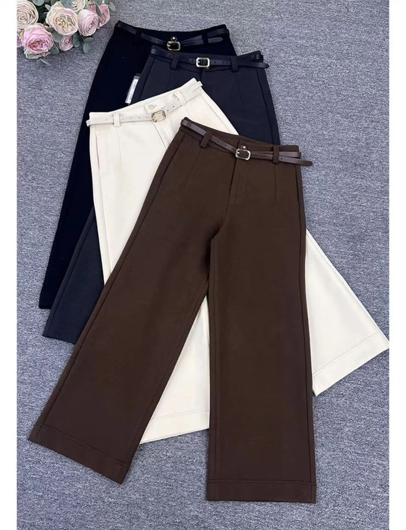 芳姐简约大气百搭羊毛裤