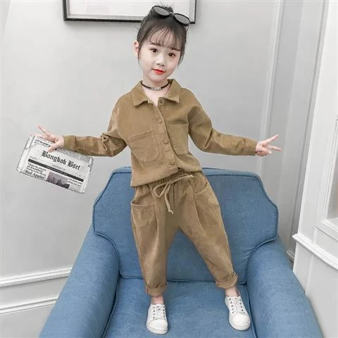 巴拉2023春秋装新款韩版女童套装5儿童两件套9岁衣服女学生中大童