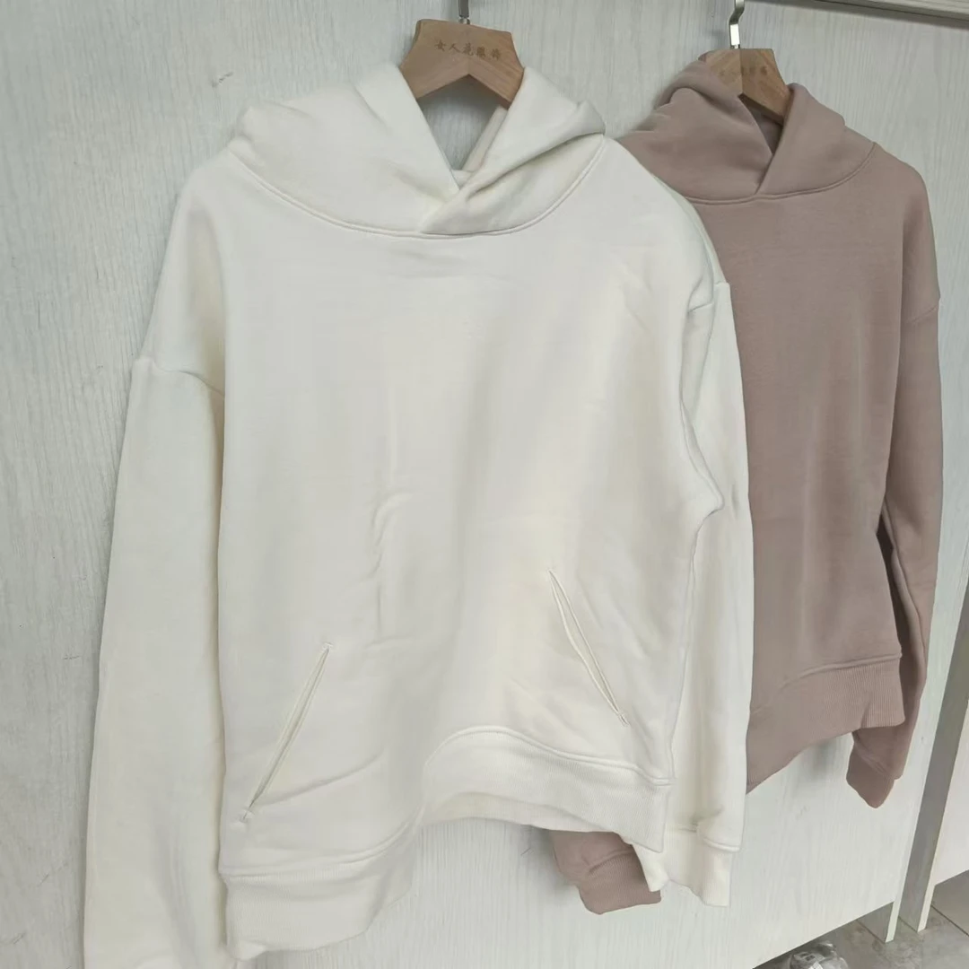 连帽卫衣休闲运动口袋加绒百搭户外秋冬纯色卫衣A03