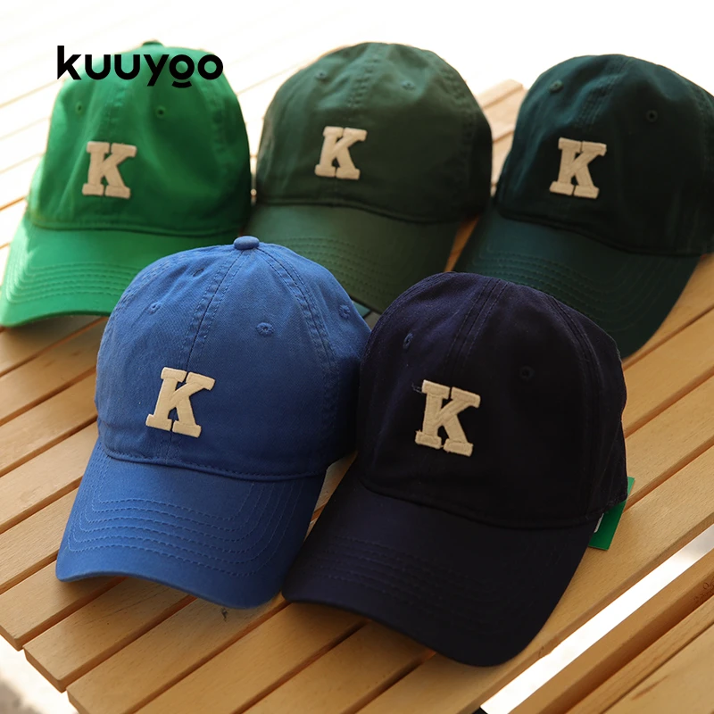 KUUYOO儿童棒球帽鸭舌帽防晒遮阳帽潮牌男女童帽子小孩太阳帽夏季